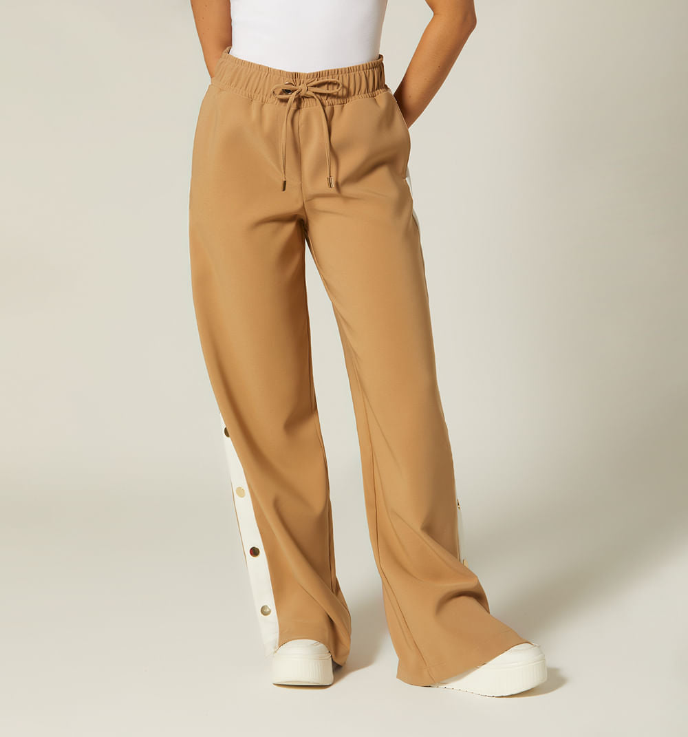 Pantalon Con Franja En Laterales