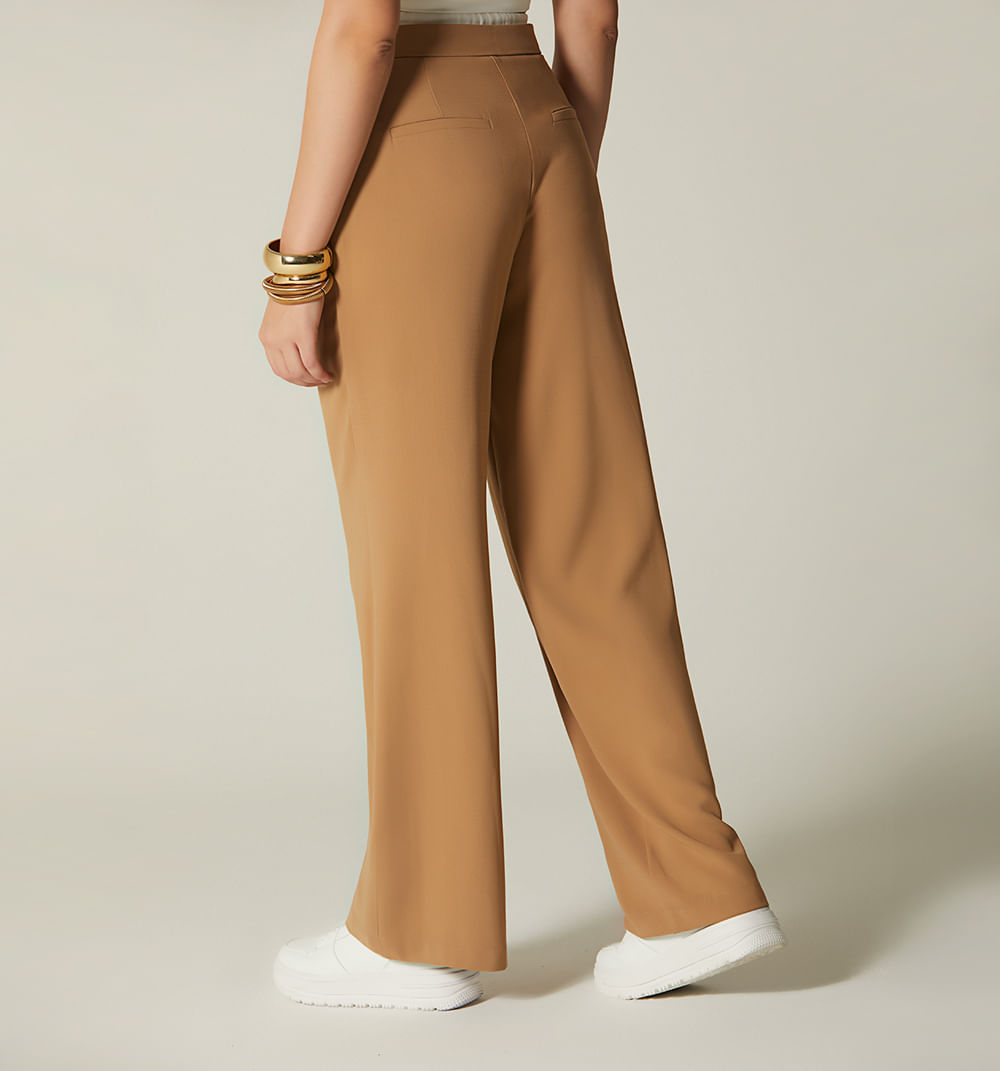Pantalon Palazo Doble Pretina Combinada
