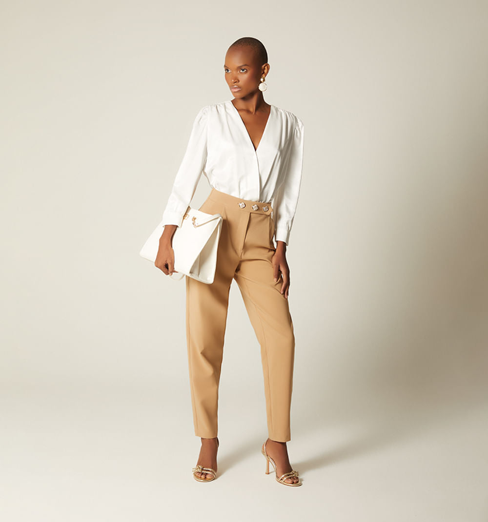 Pantalon Prense Pretina 3 Botones