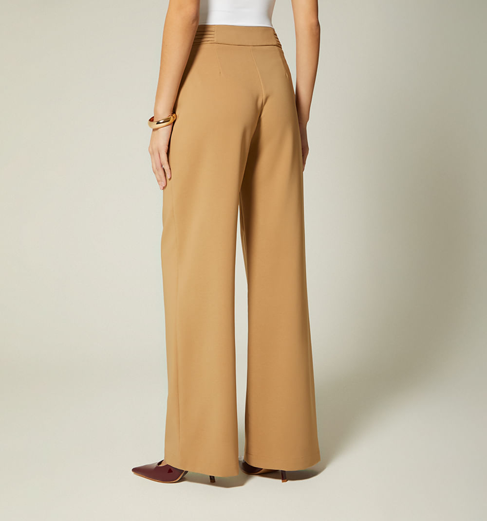 Pantalon Palazzo Tiro Super Alto