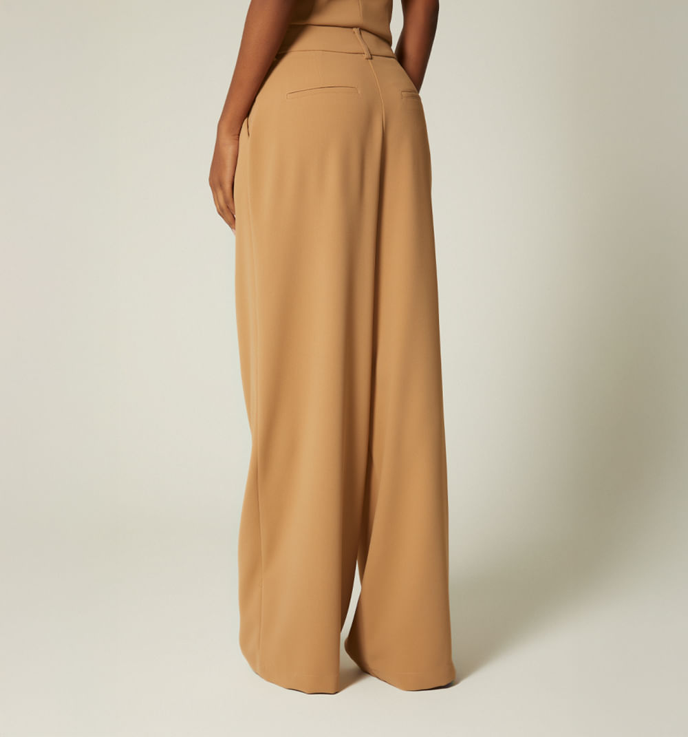 Pantalon Tiro Alto - Gris