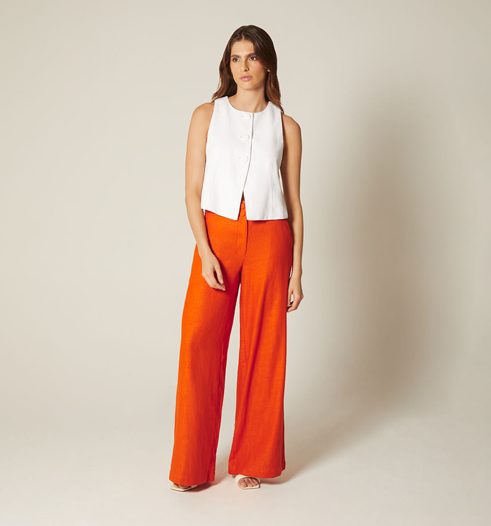 Pantalon Palazo Tiro Alto S028968