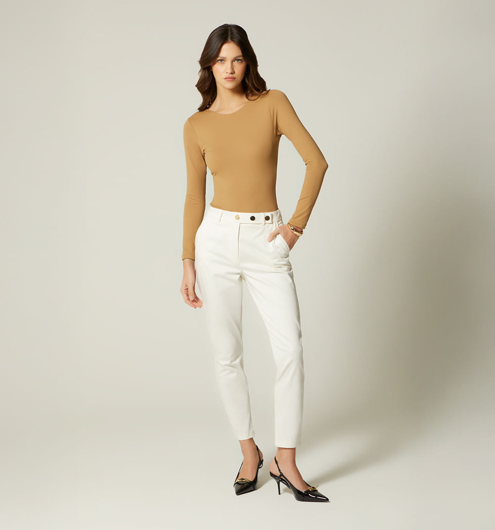 Pantalon Pretina Con Broches