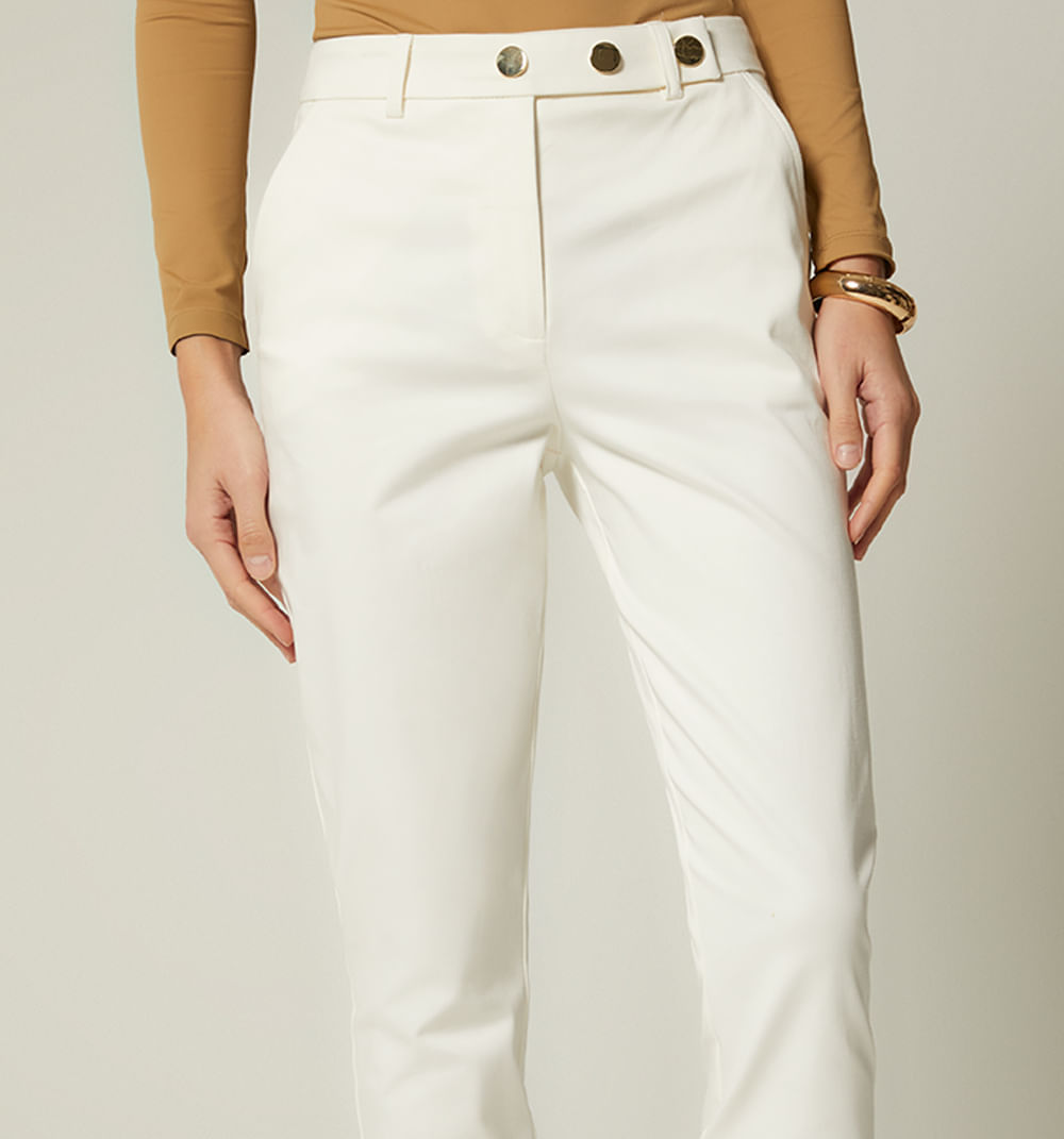 Pantalon Pretina Con Broches