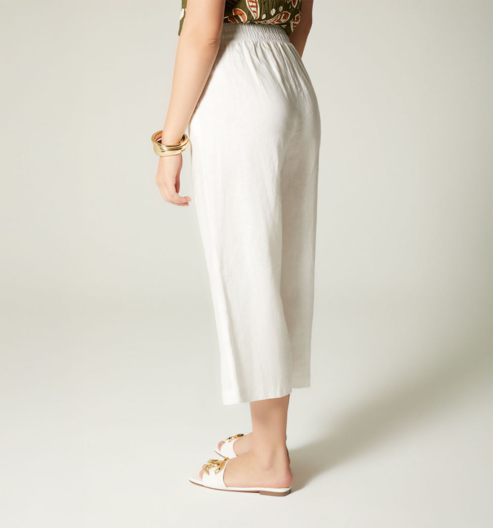 Pantalon Tiro Alto Culotte