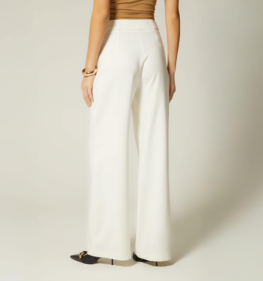 Pantalon Palazzo Tiro Super Alto