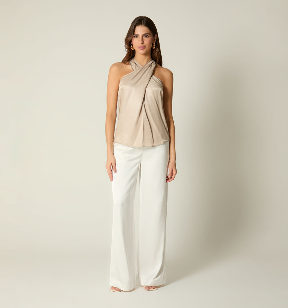 Pantalon Con Cinturon