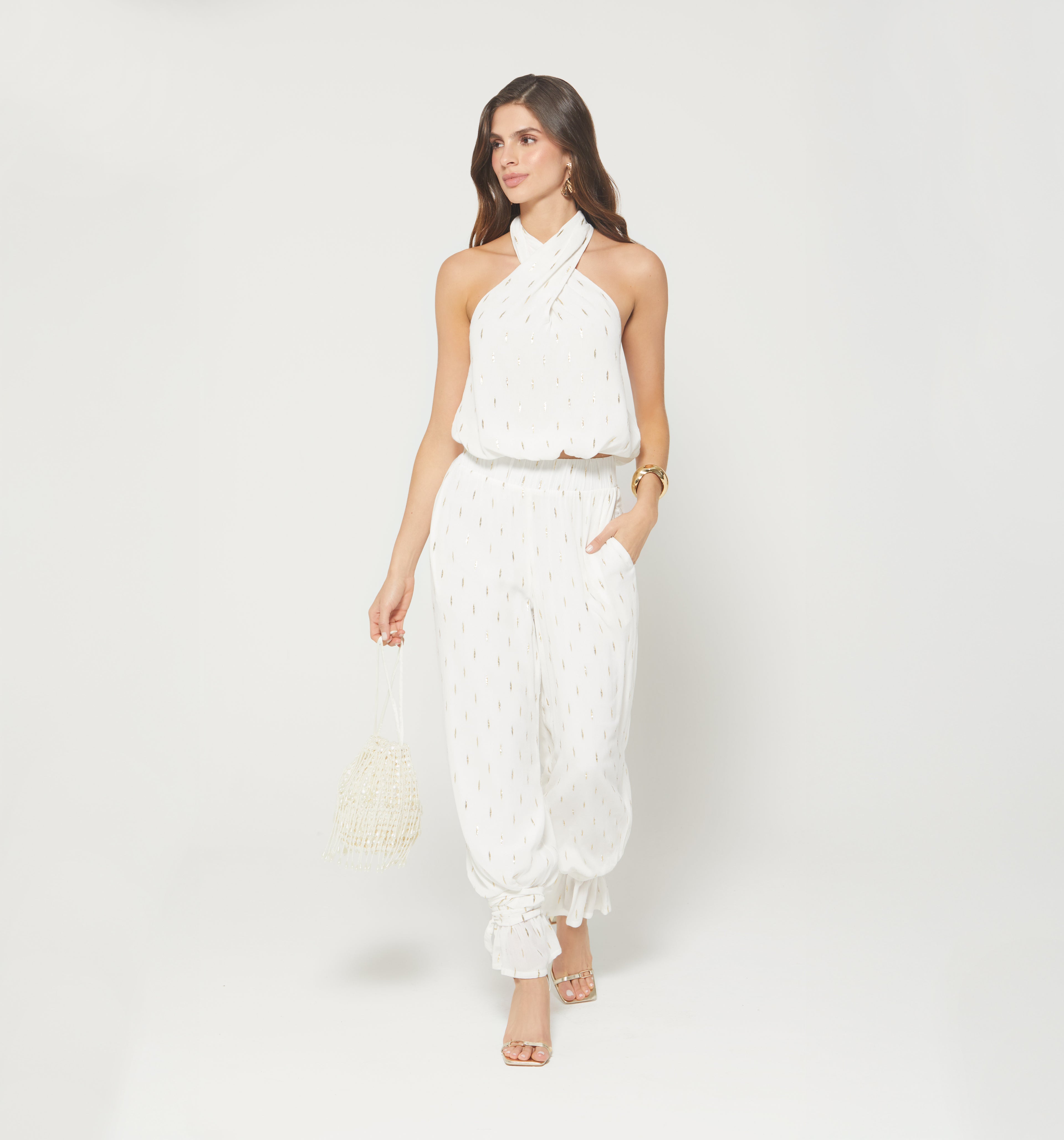 Pantalón Barrel Con Elástico