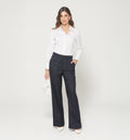 Pantalón Recto Tiro Alto