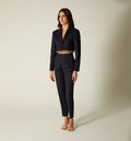 Pantalon  Con  Contraste  En Pretina