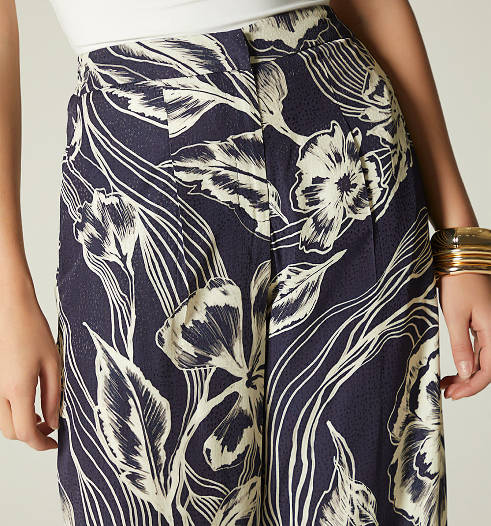 Pantalon Palazo Estampado