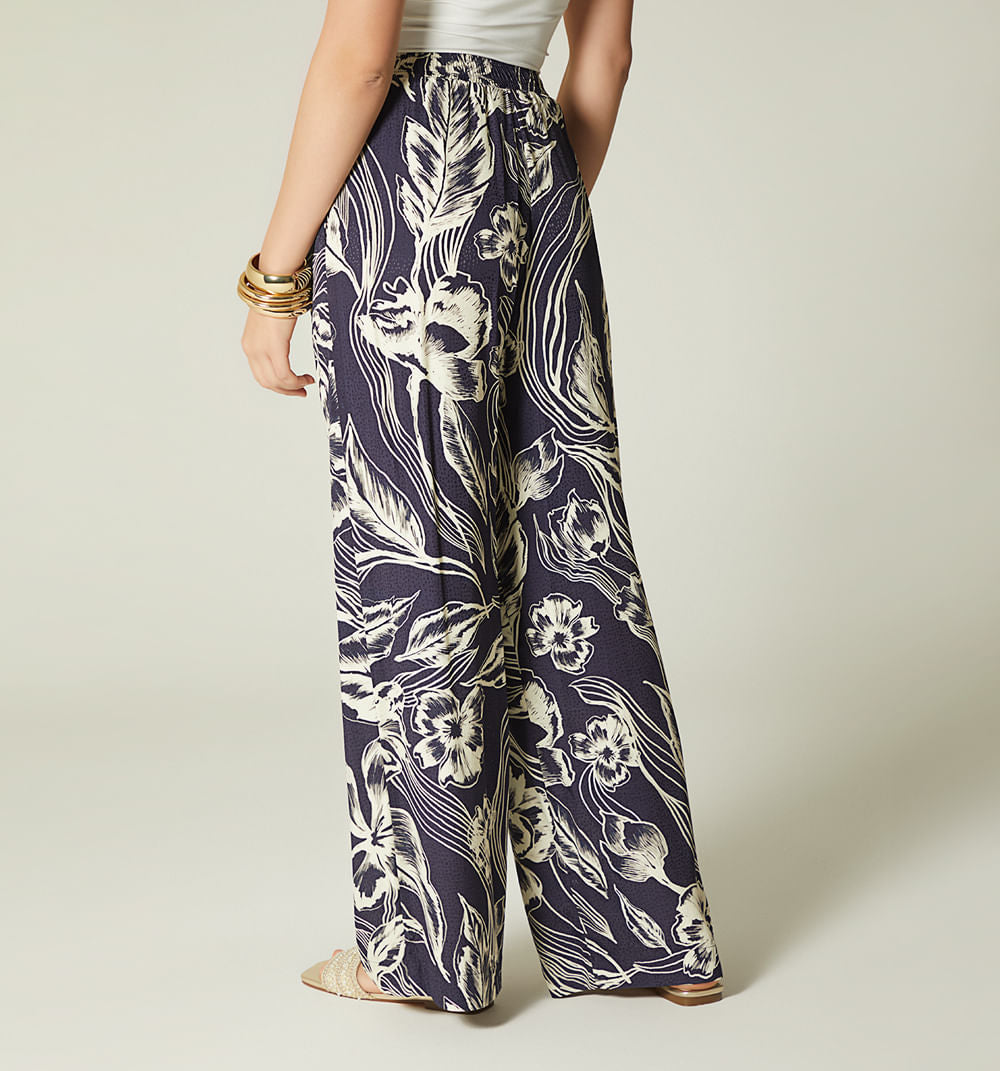 Pantalon Palazo Estampado