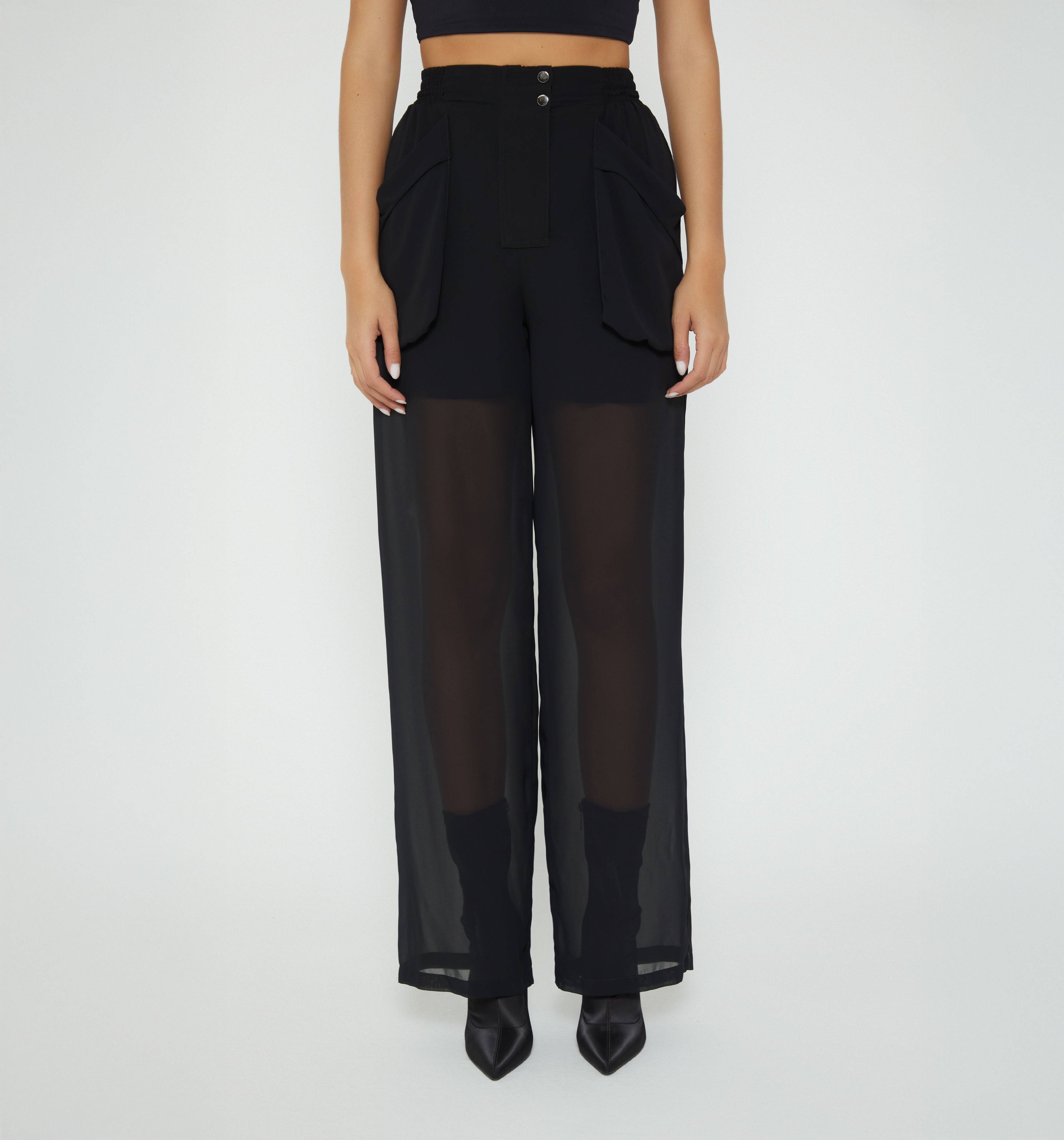 Pantalon Tiro Alto  Bota Recta