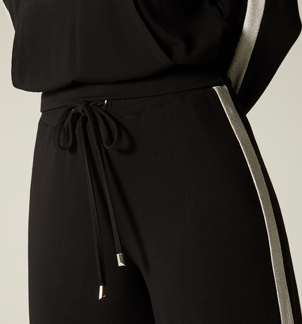 Pantalón Deportivo Con Franja En Costado