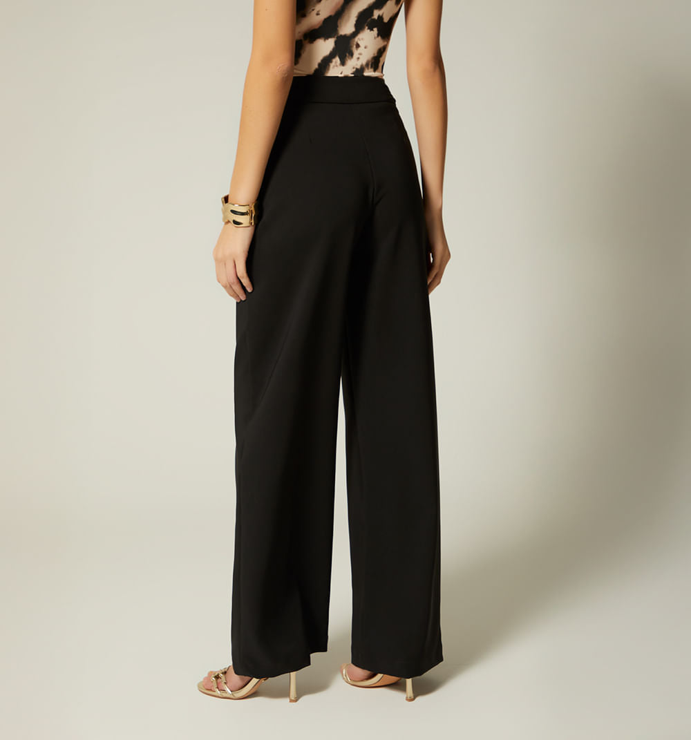 Pantalon Palazzo Tiro Super Alto