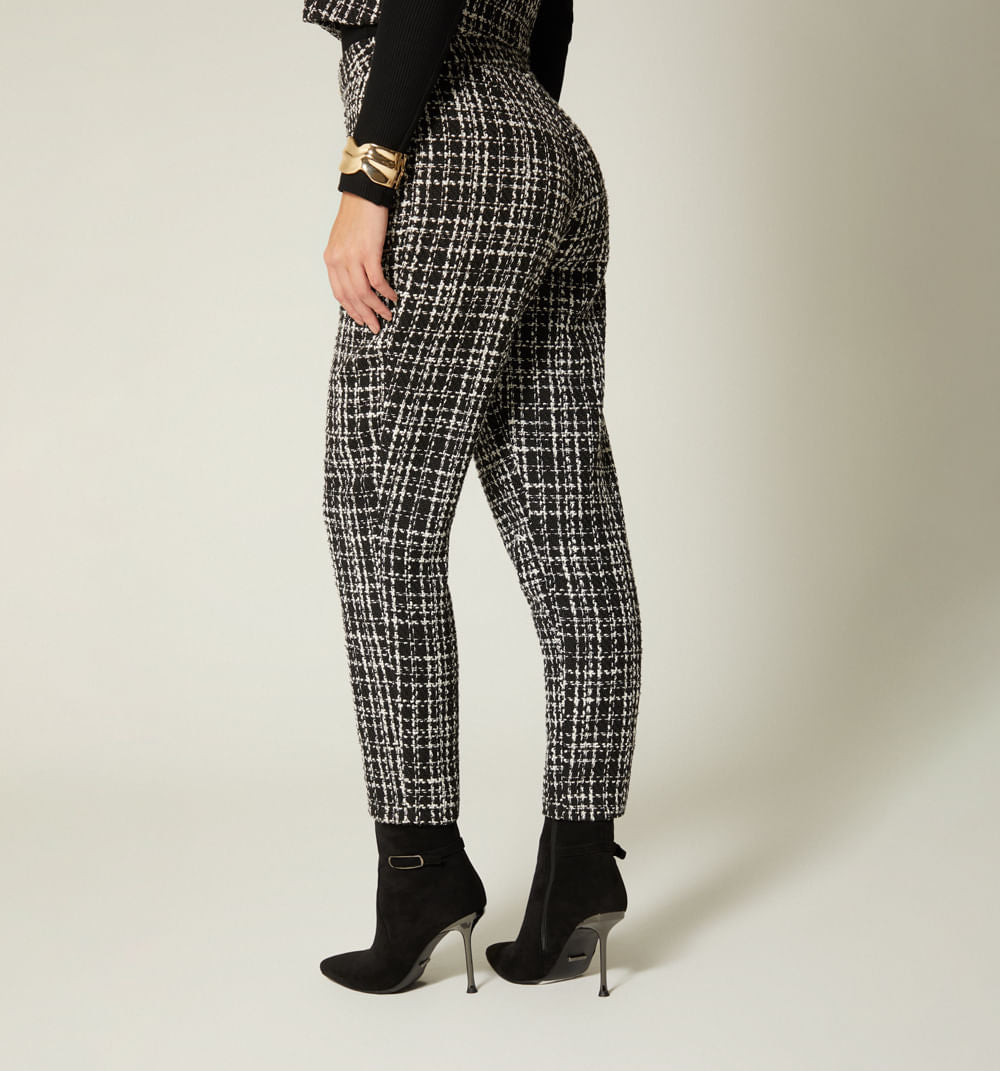 Pantalon Tiro Alto - Negro