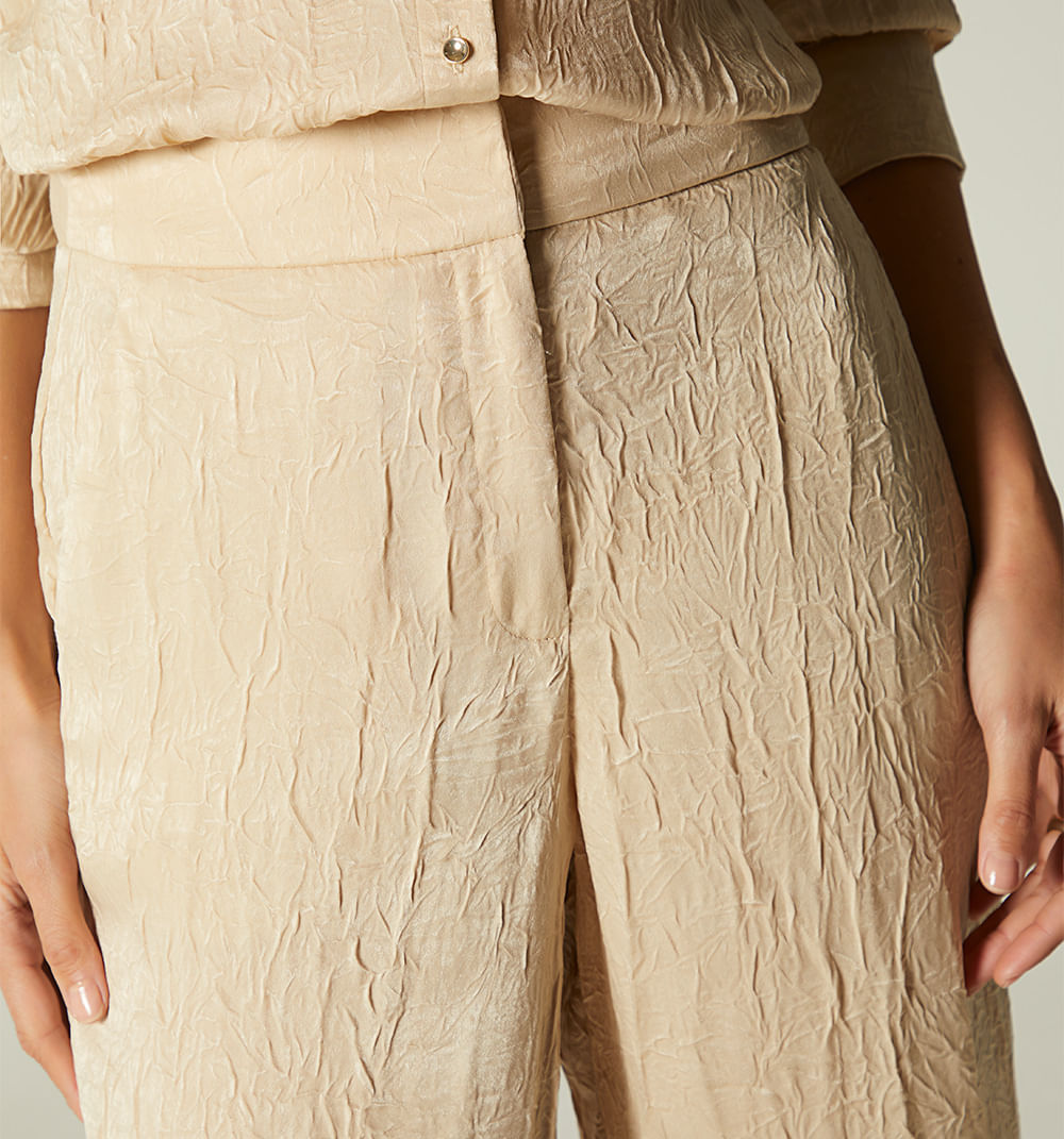 Pantalon Palazzo Tiro Alto