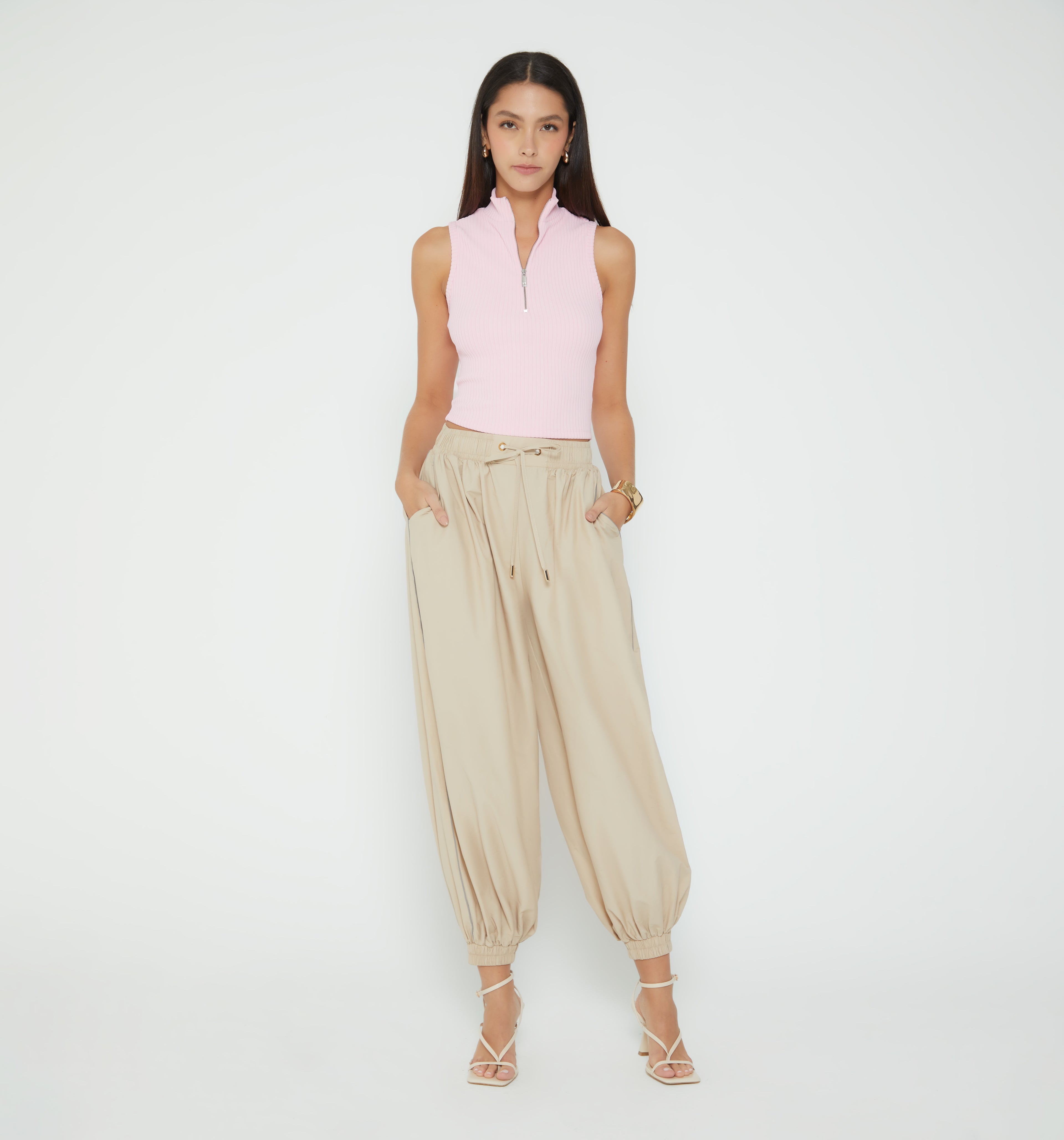 Pantalon Tiro Alto Bombacho