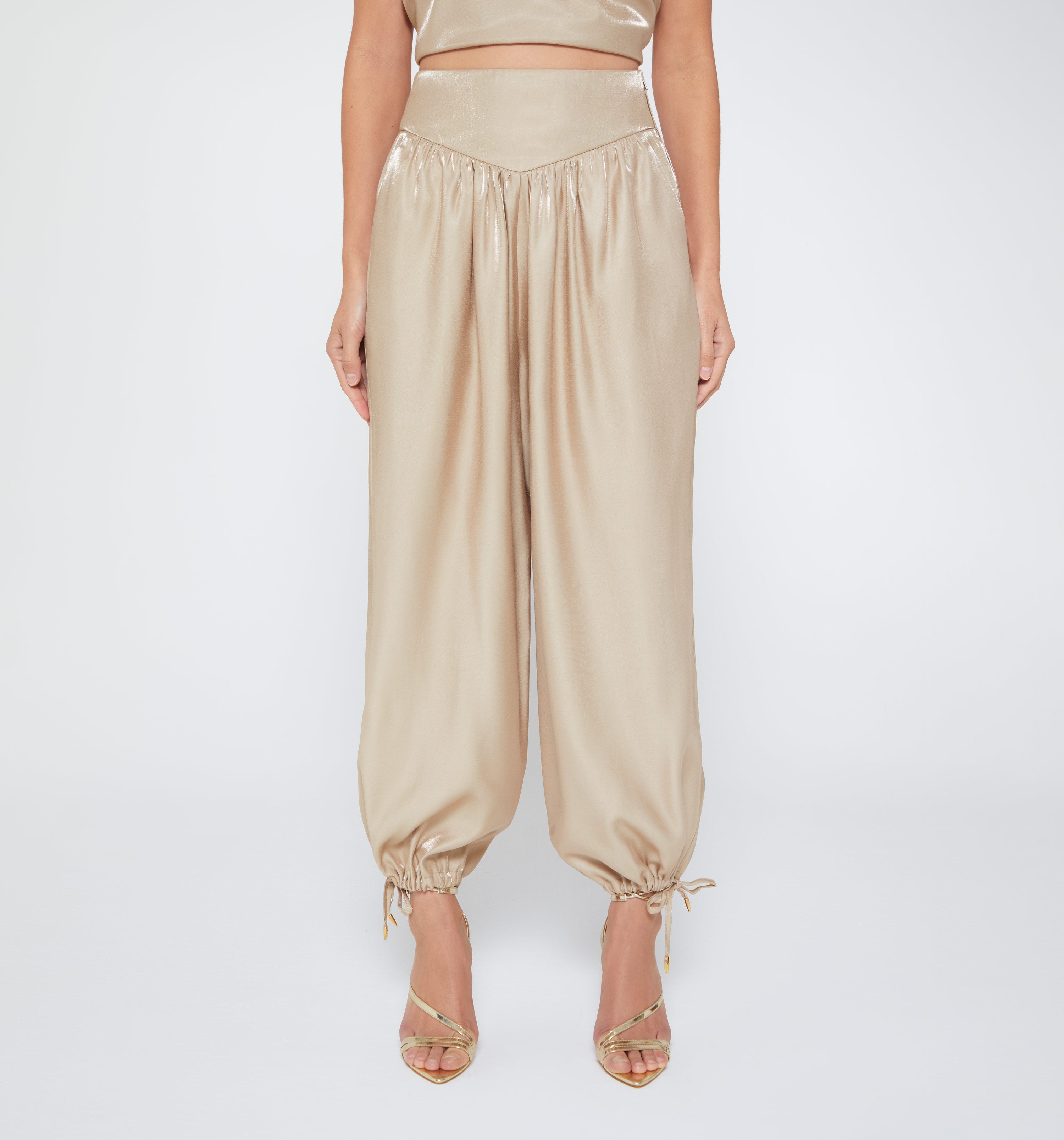 Pantalon Aladin Con Pretina Ancha