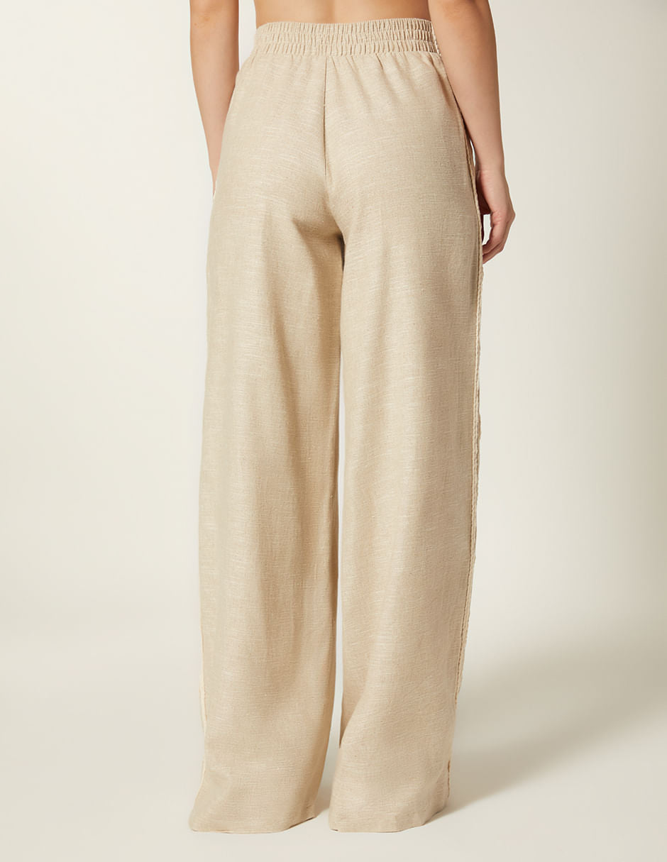 Pantalon Palazo Trensa En El Lateral