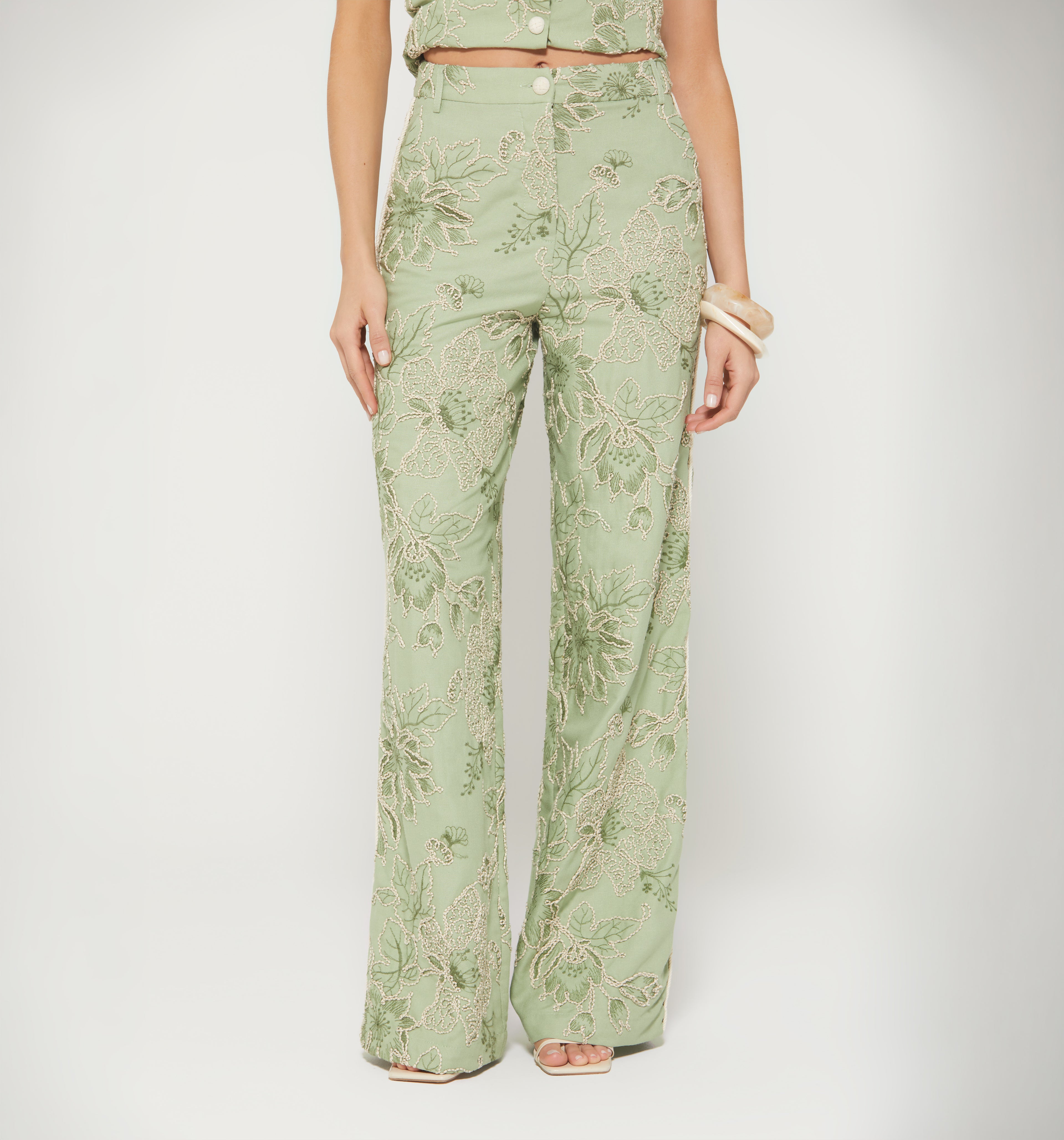 Pantalon Palazo Tiro Alto