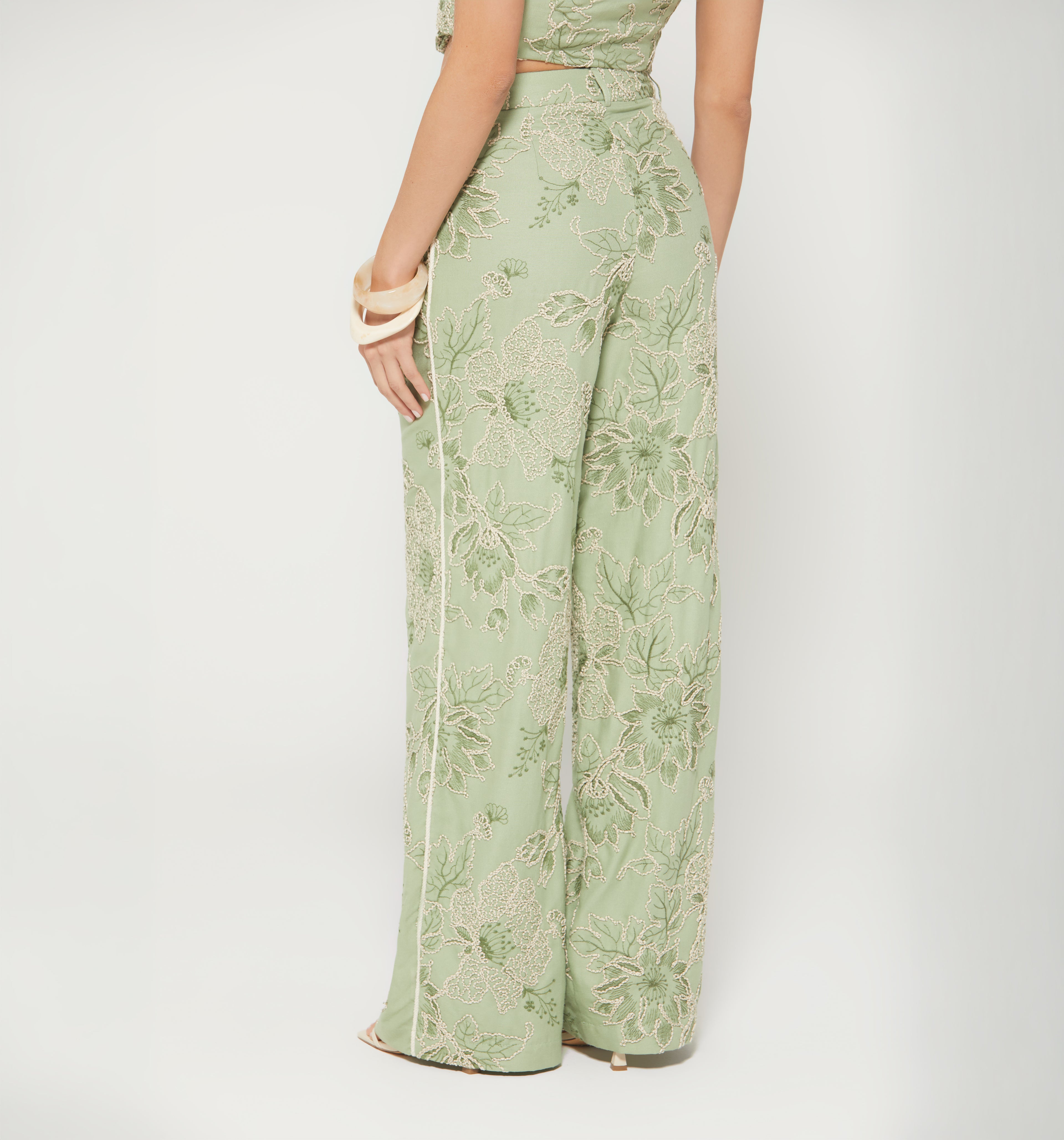 Pantalon Palazo Tiro Alto