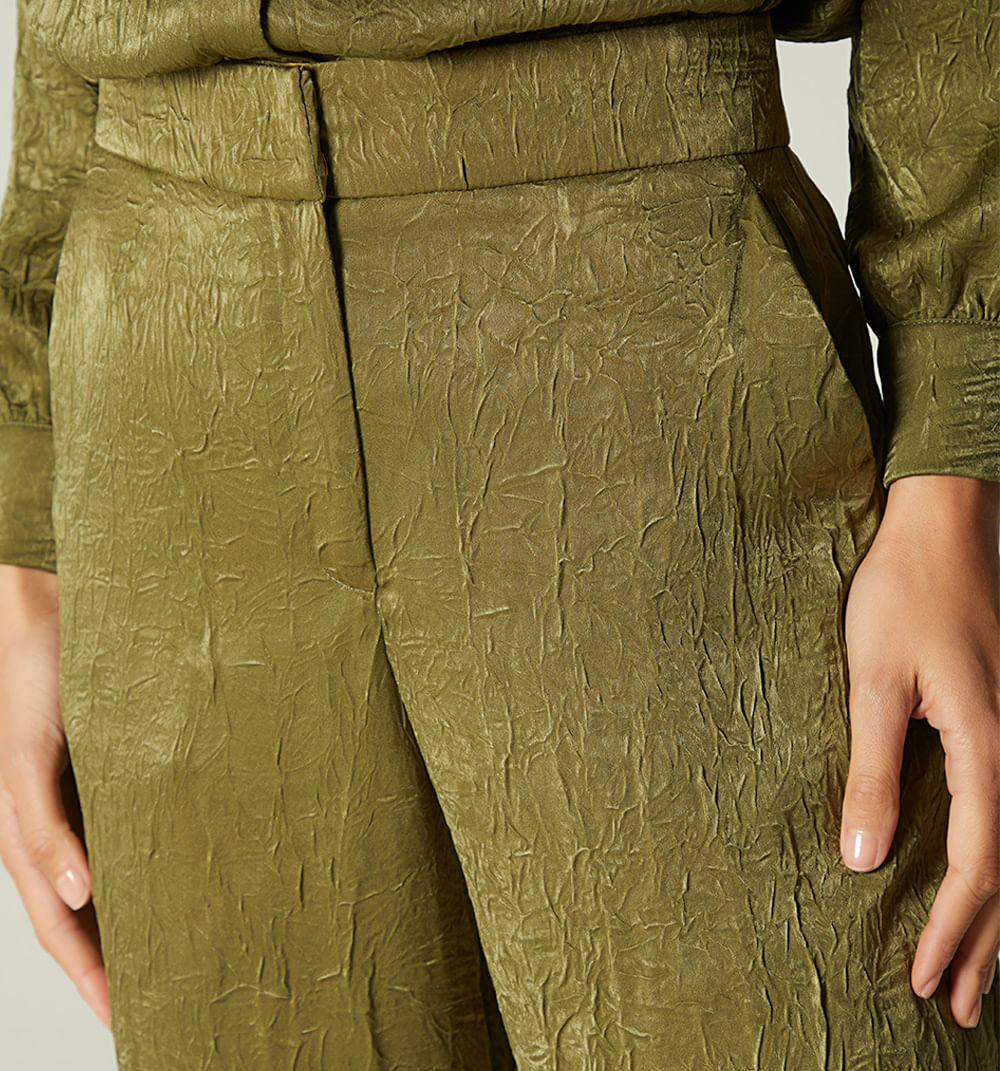Pantalon Palazzo Tiro Alto