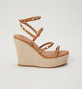 Sandalia Plataforma Con Taches
