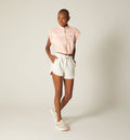 Short Con Tela Constraste