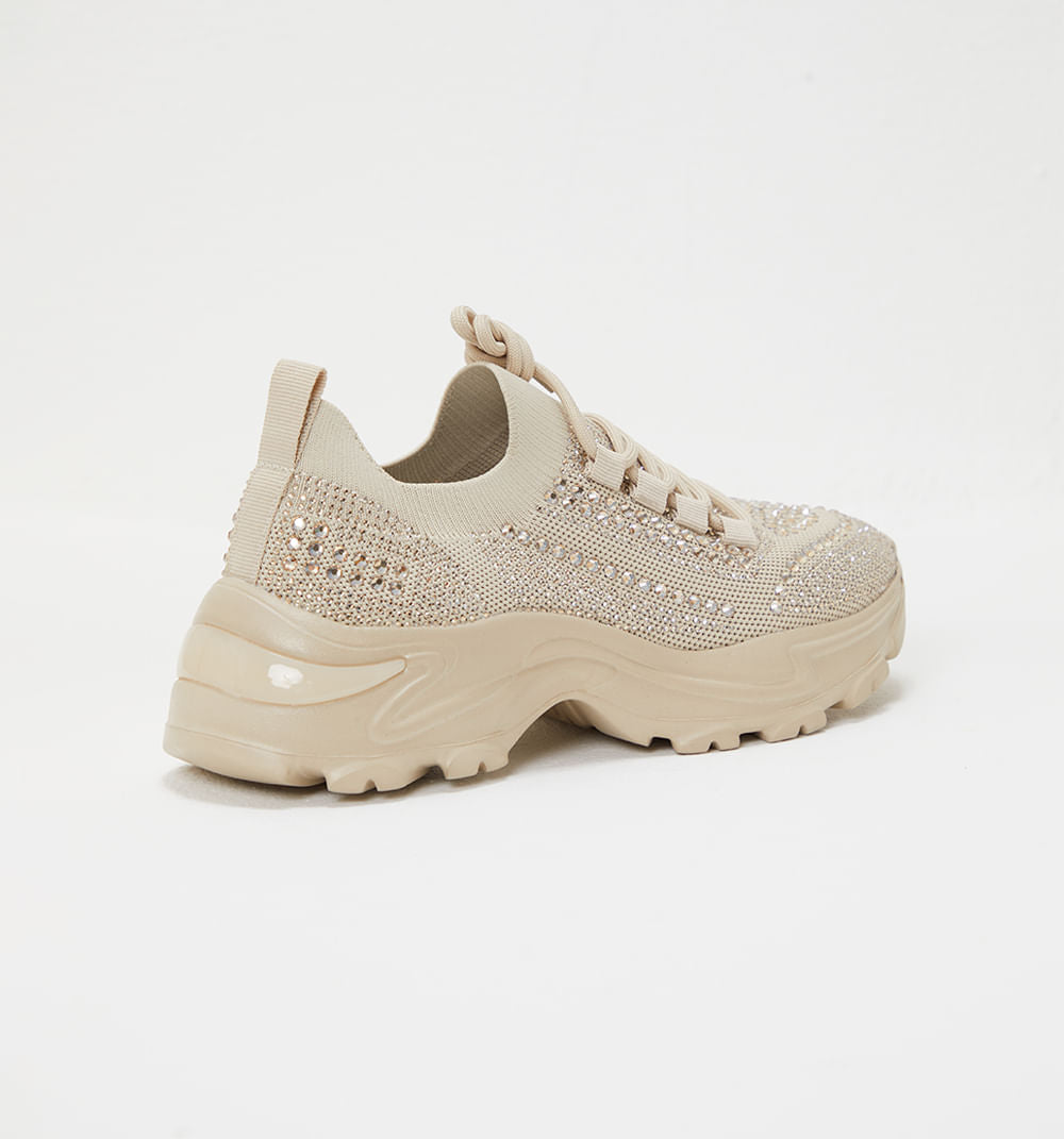 Tenis Senderismo Con Detalles Cristales