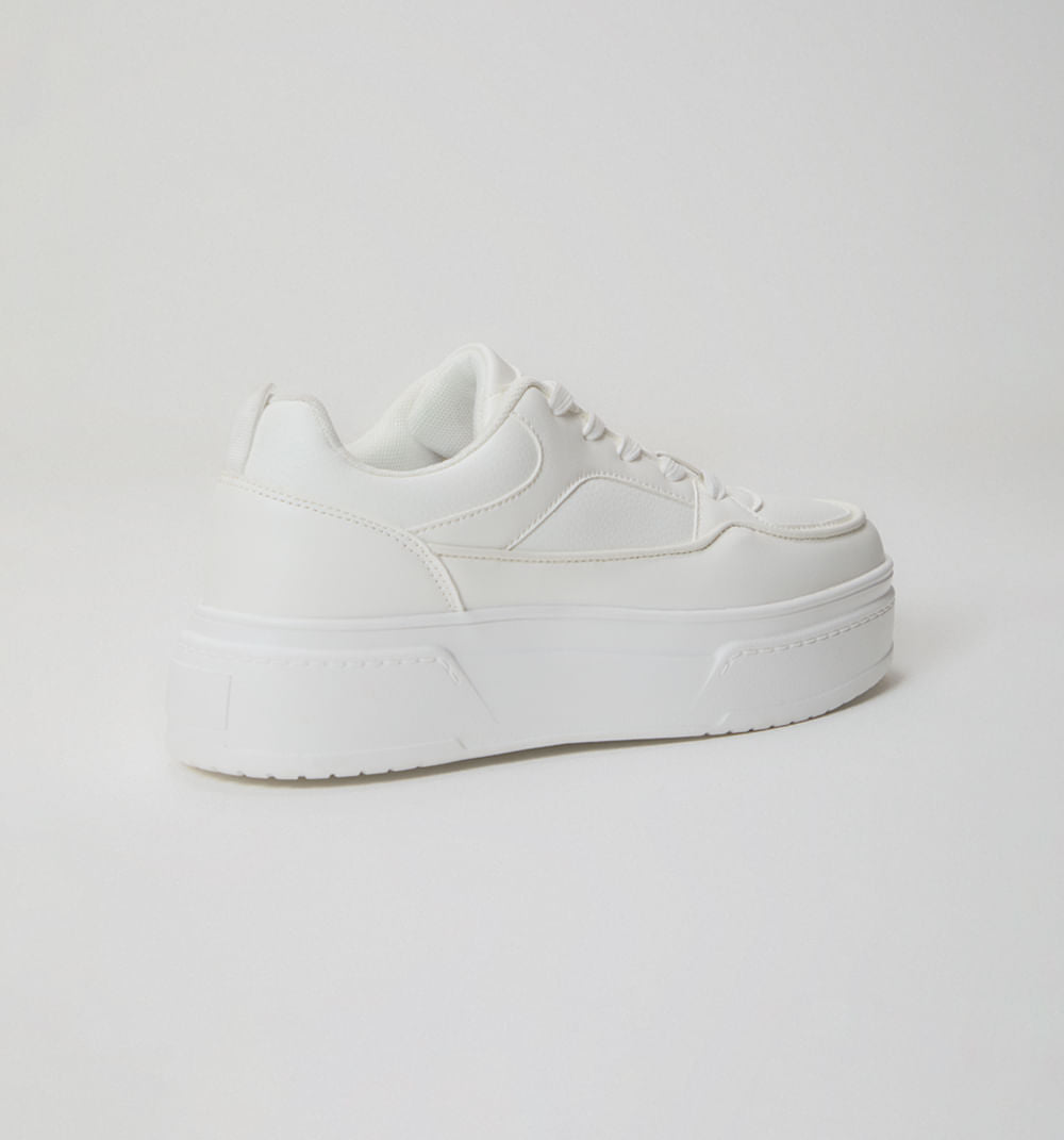 Tenis Basico Deportivo - Blanco