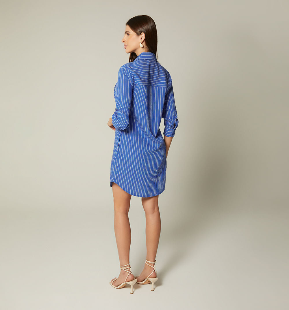 Vestido Camisero Manga 3/4 S142999