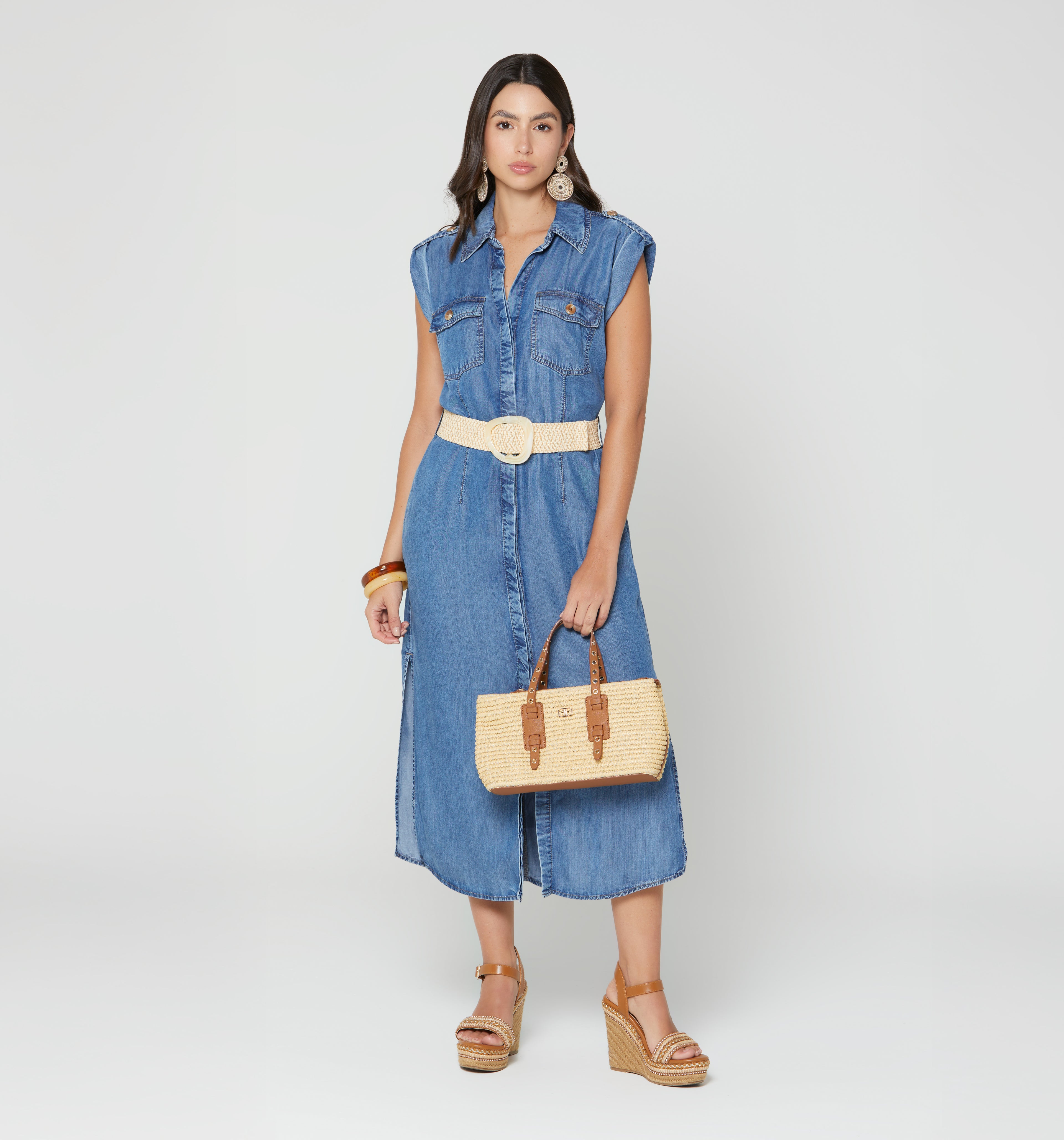 Vestido Camisero Midi