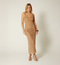 Vestido De Tiras En Crochet
