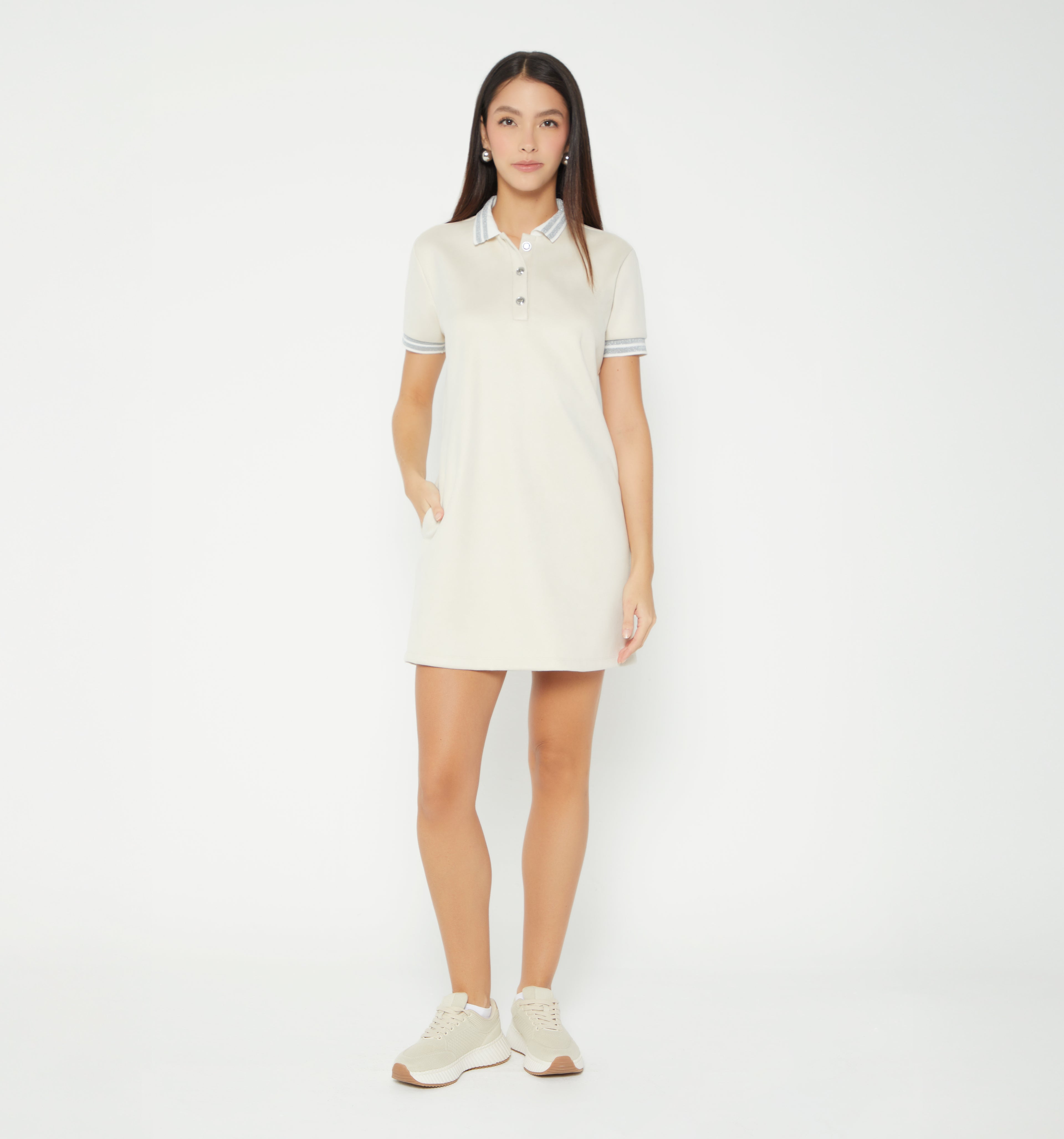 Vestido Corto Tipo Polo