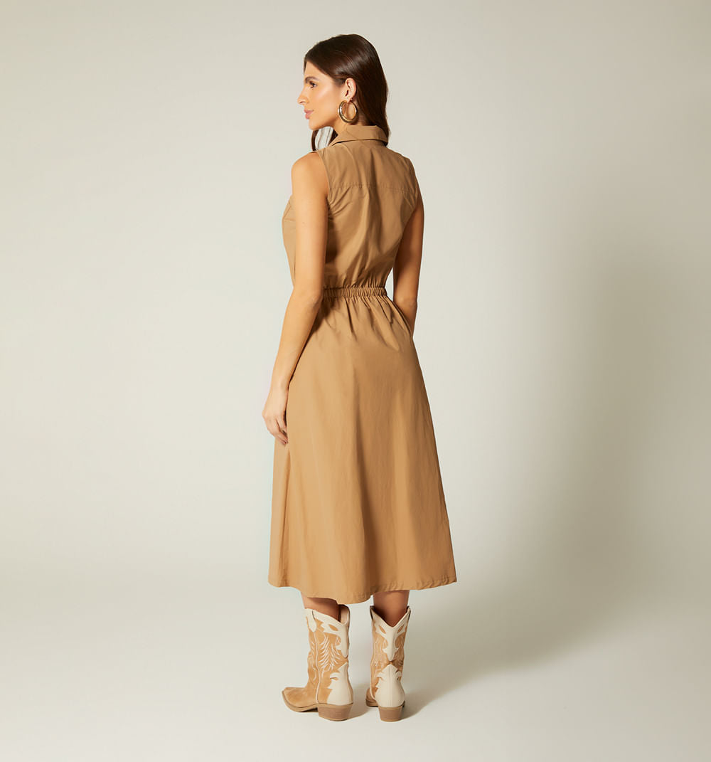 Vestido Midi Sisa - Gris