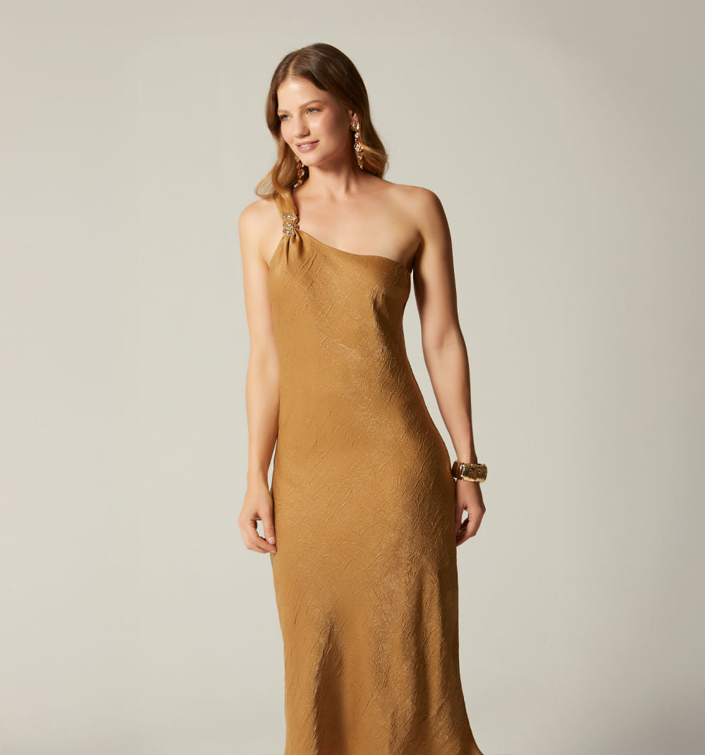 Vestido Midi Sisa Escote Espalda