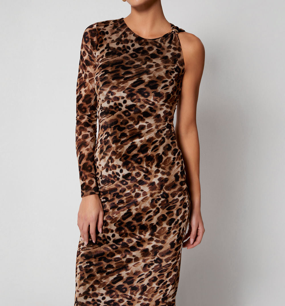 Vestido Midi Asimetrico