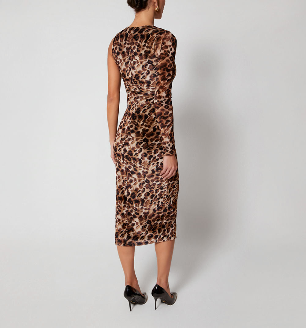 Vestido Midi Asimetrico