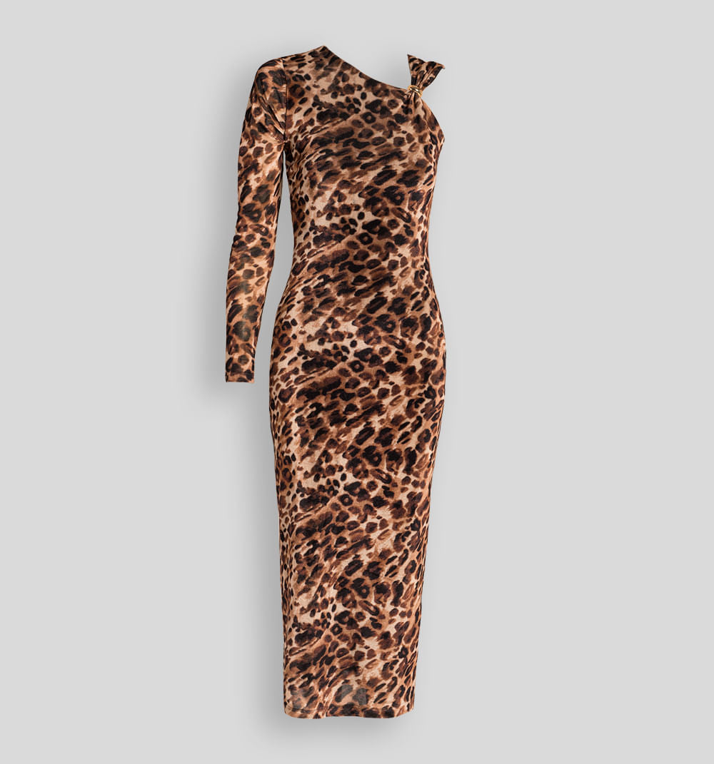 Vestido Midi Asimetrico