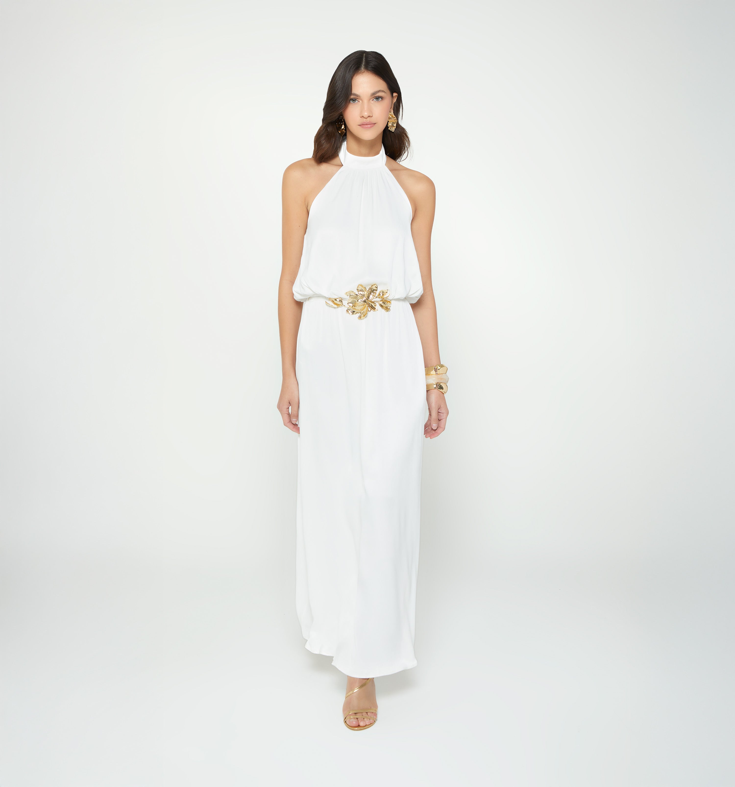 Vestido Largo Tipo Halter