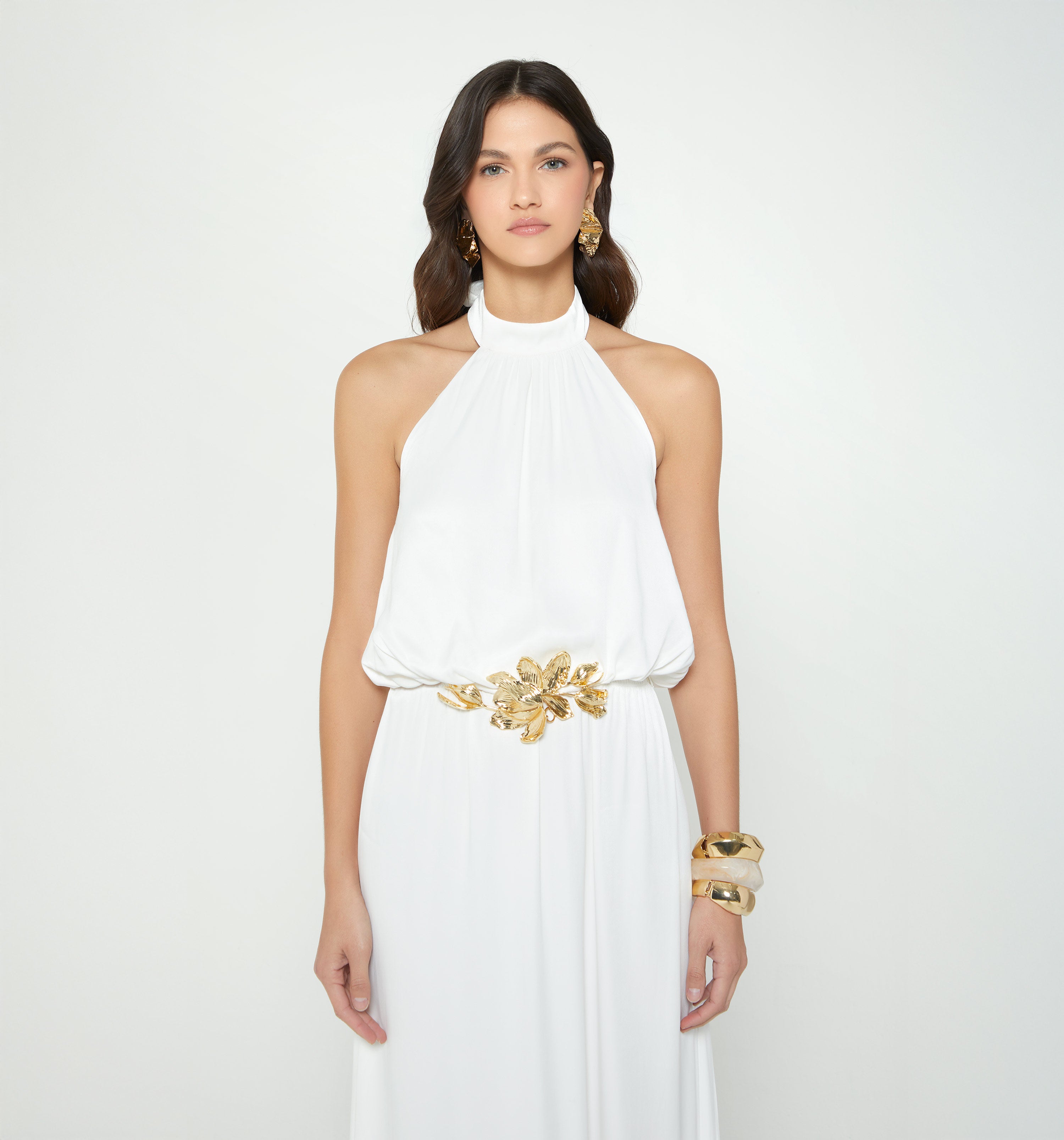 Vestido Largo Tipo Halter