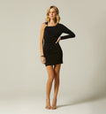 Vestido Corto  Con Herraje