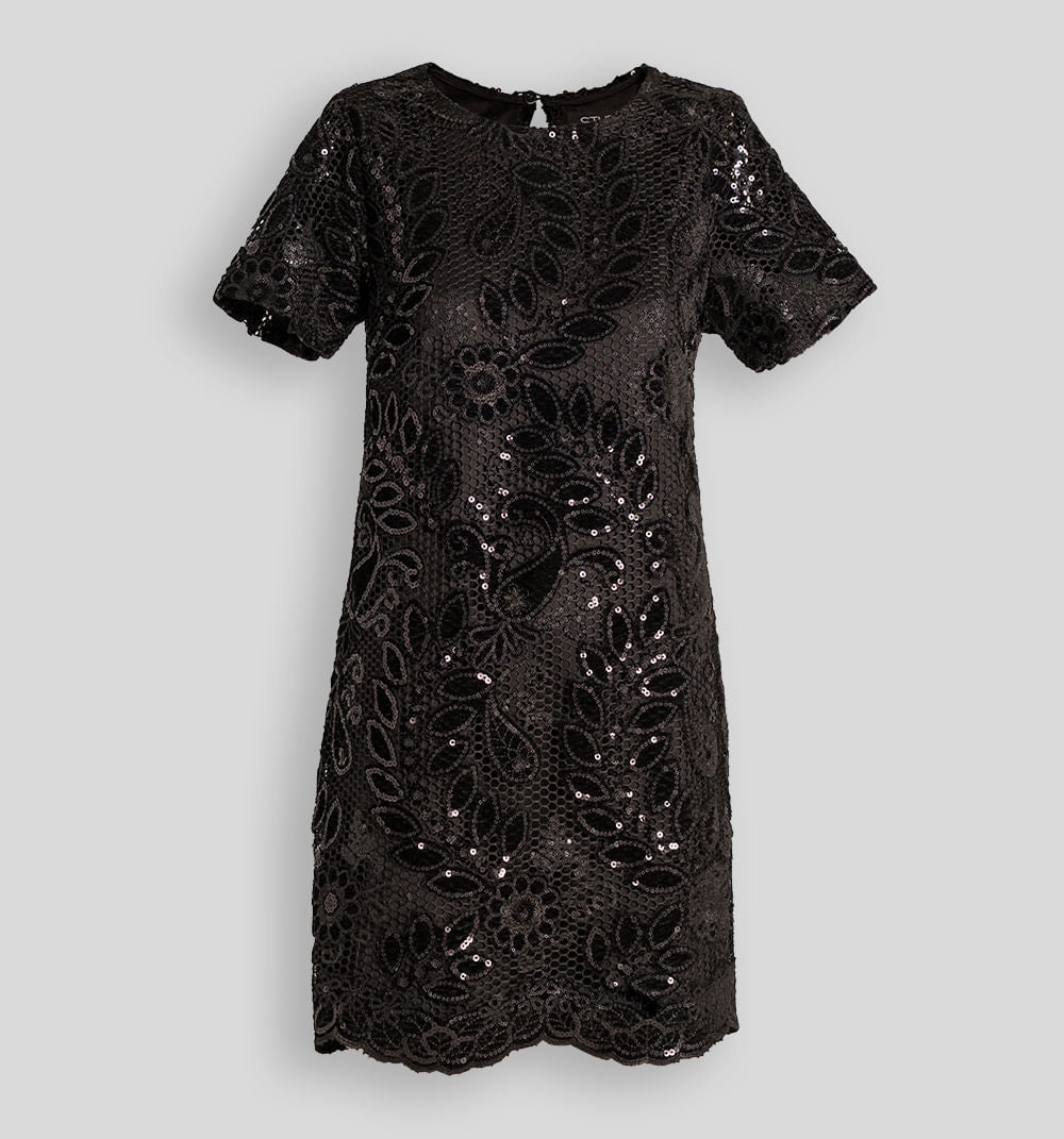 Vestido Talego Corto Lentejuelas