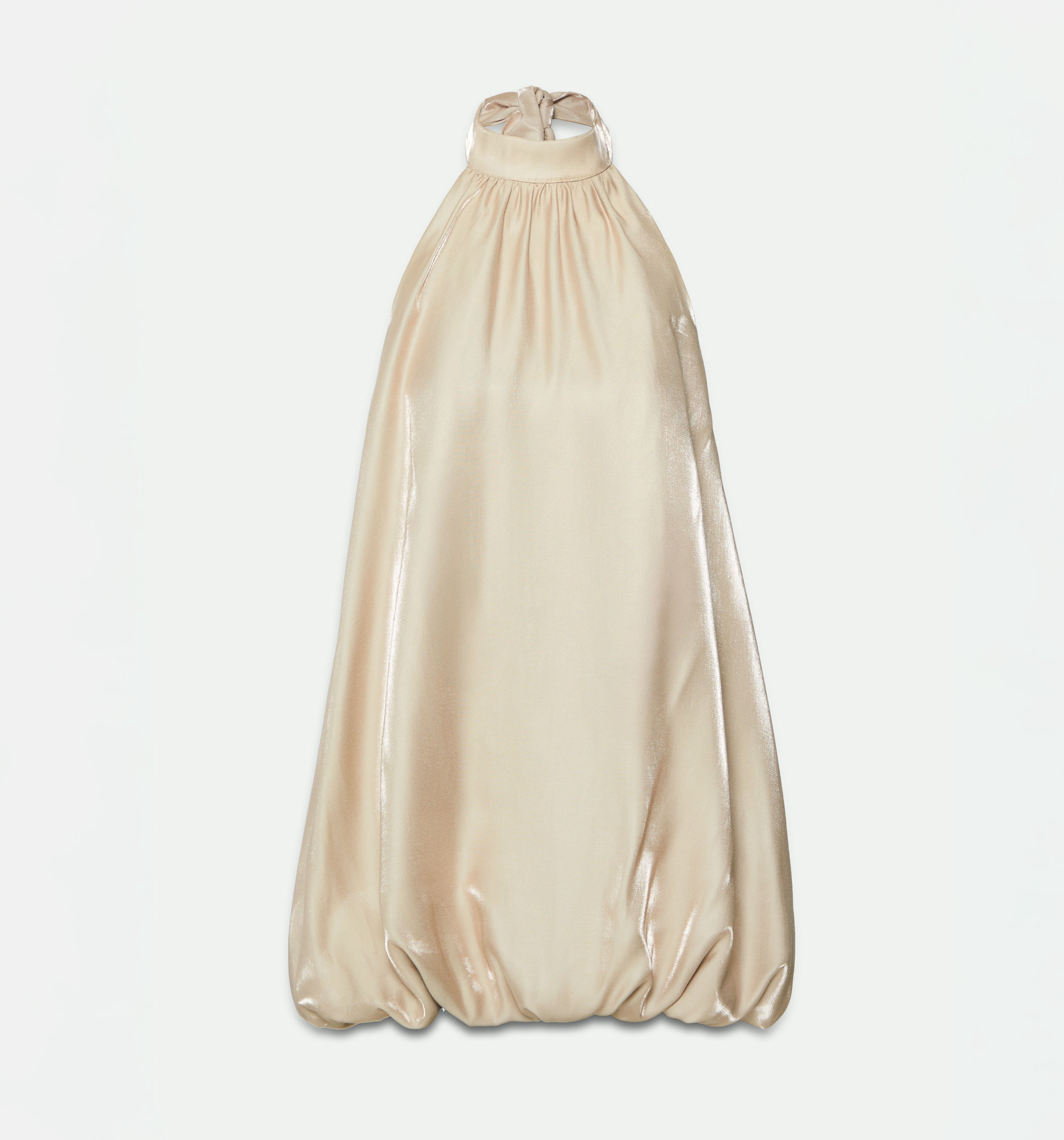 Vestido Corto Halter Globo