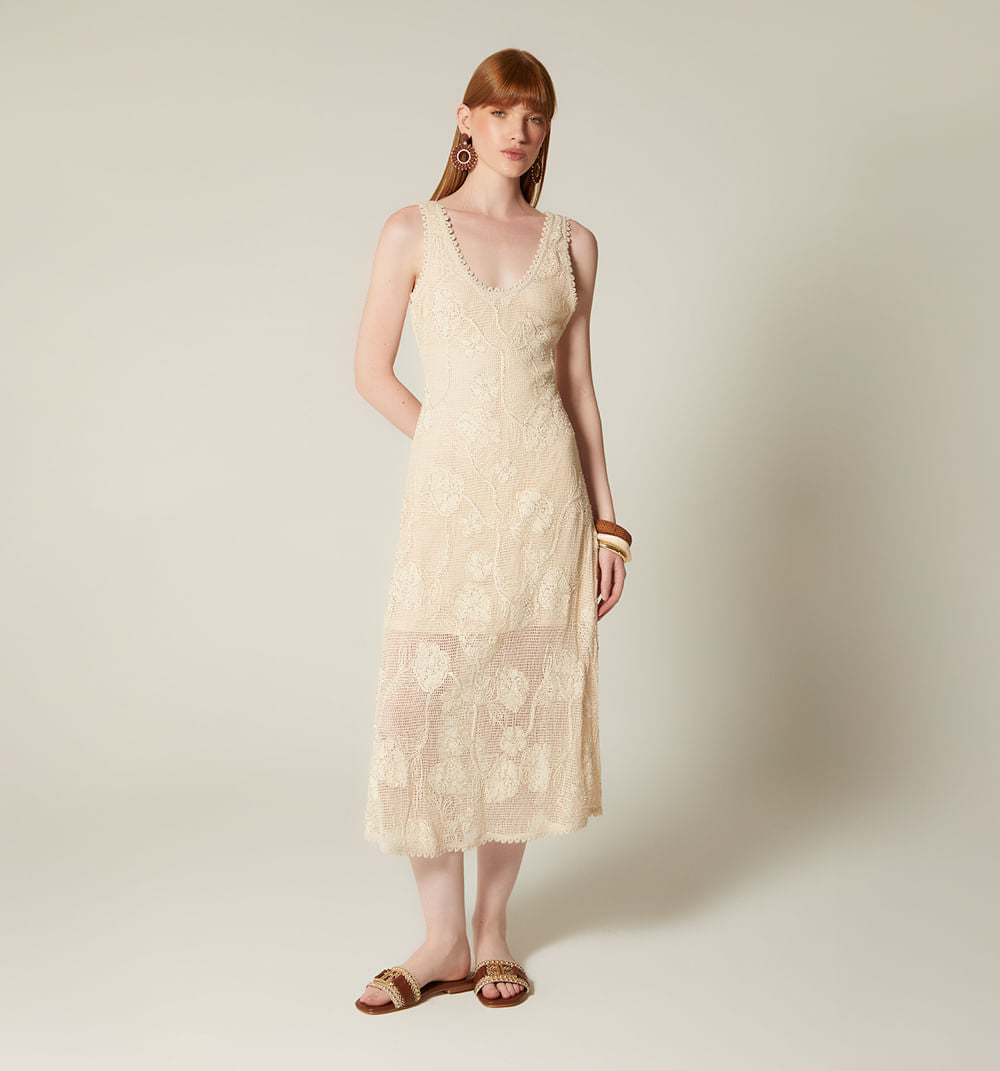 Vestido Con Canutillos