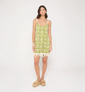 Vestido Corto Con Flecos