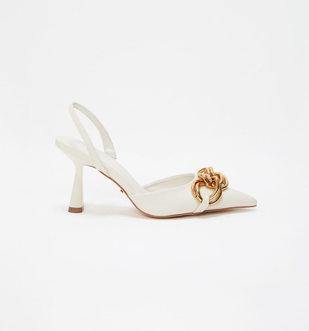 Zapato Cerrado Con Cadena
