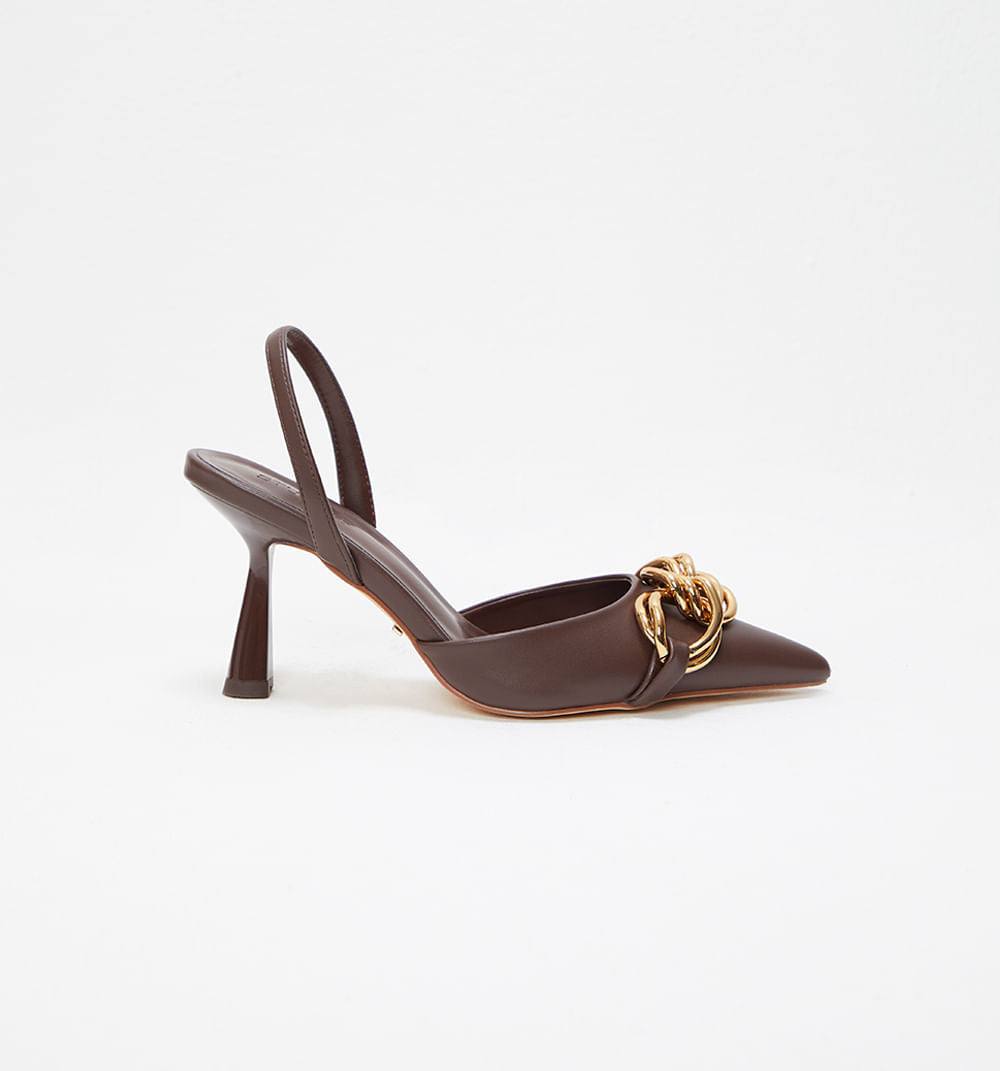 Zapato Cerrado Con Cadena