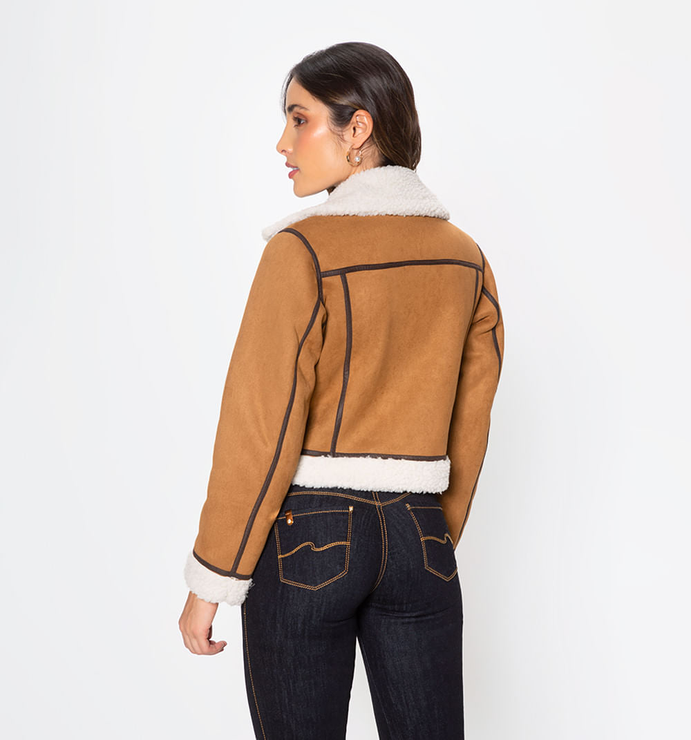 Chamarra Aviador Con Ovejo